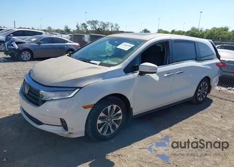 2022 Honda Odyssey Ex-L z USA, uszkodzony, nr VIN 5FNRL6H77NB021911